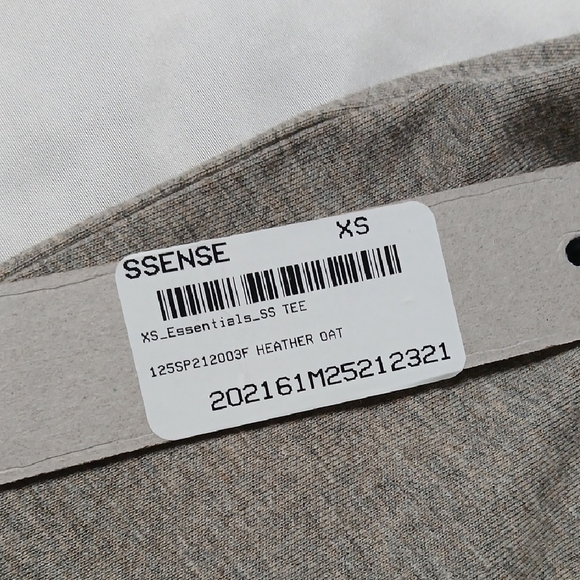 Essentials Heather Gray Short Sleeve Tee - Picture 4 of 4